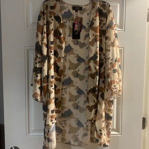Cowprint Kimono